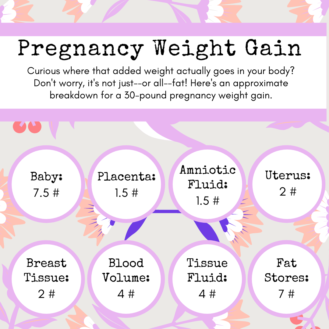 pregnancy weight gain journey